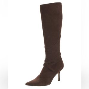 Jimmy Choo Vintage Suede Braided Accents Boots